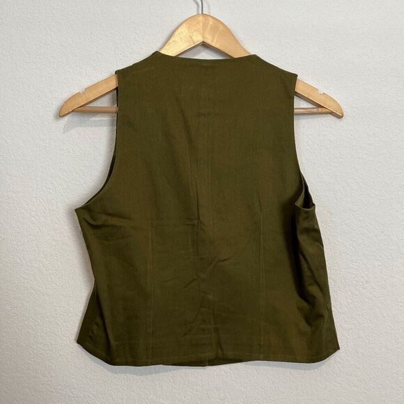 Anthropologie Olive Green Vest - Picture 4 of 6
